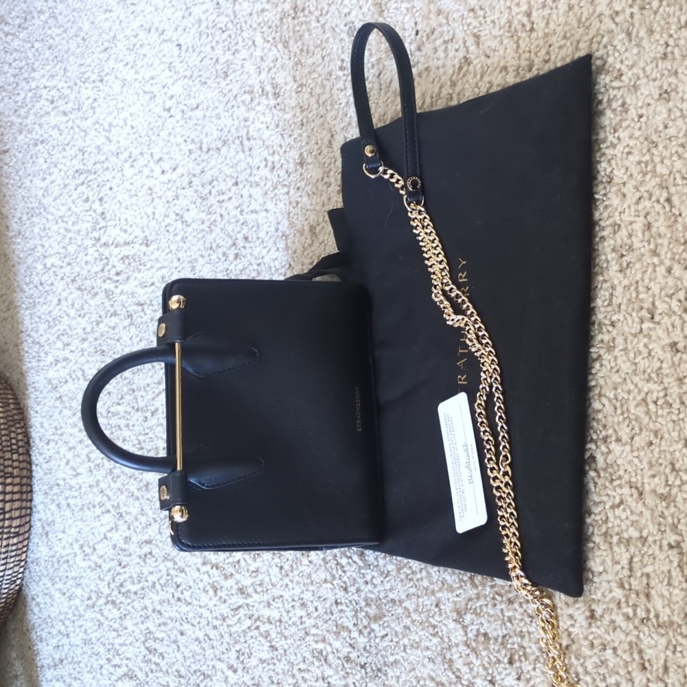 NWOT Strathberry Nano Tote - Black